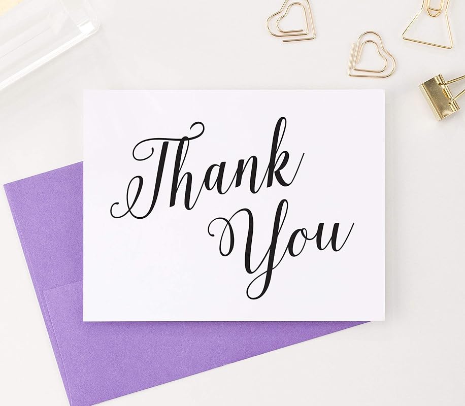 Thank You Cards Wedding, Thank you cards Baby shower, Thank
