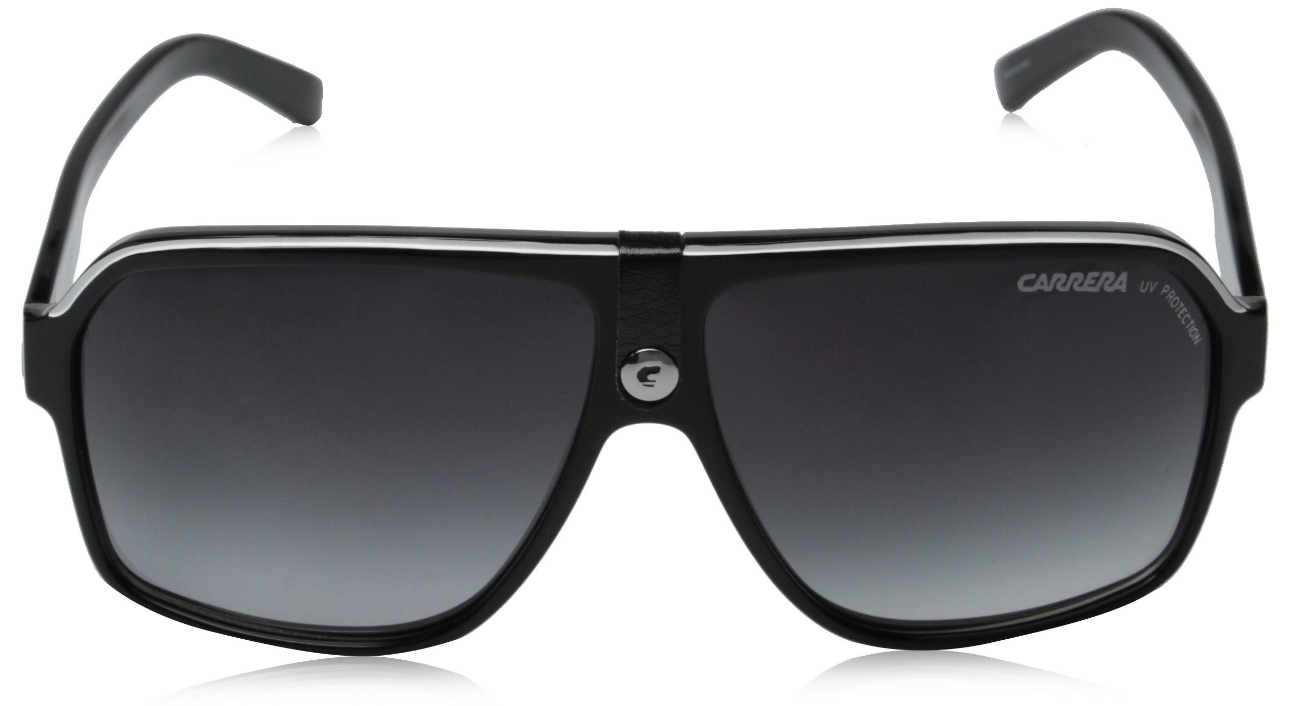 Carrera 33/S Aviator Sunglasses,Black Crystal Grey Frame/Dark Grey