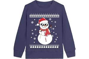 Little Hand Kids Christmas Ugly Sweatshirts Toddler Boys Xmas Dinosaur Pullover Shirts Santa Snowman Shirts Tops 3-10 Years