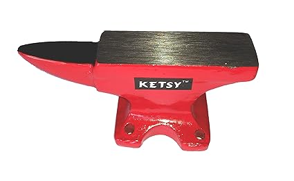 KETSY Steel 931 Minni Anvil, 1LB (Red)