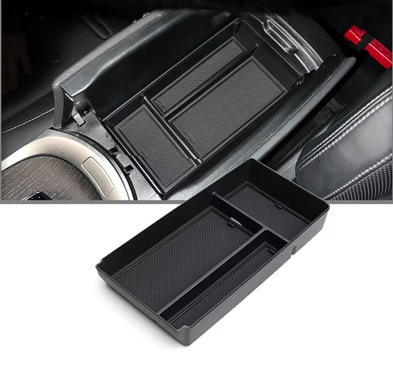 Photo 1 of Center Console Armrest Storage Box Container Tray Organizer for Mercedes-Benz G Class W464 G500 G550 G63 AMG 2019-2025 Accessories