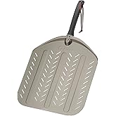 Q Pizza Pizza Peel, 12" Perforated Metal Pizza Paddle for Grill Oven - Pizza Spatula for Baking Bread Pastry Dough Pie Cake, 