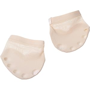 Half Sole Dance Shoes Non Slip Breathable Dance Foot Paw Toe Protector Forefoot Pad Foot Undies for Ballet Contemporary Dance