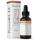 Bezwecken - ProgonB-L 4X - 10mL Topical Oil Blend - Professionally Formulated PMS &amp; Pre-Menopause Symptom Support - Safe, Natural, Paraben Free - 30 Day Supply