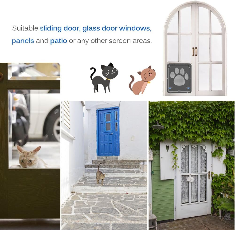 Amazon Com Myfatboss Pet Screen Door Pet Window Screen Cat Door