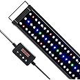NICREW ClassicLED Plus LED Aquarium Light with Timer, 18 Watts, for 24 to 30 Inch Fish Tank Light, Daylight and Moonlight Cycle, Brightness Adjustable