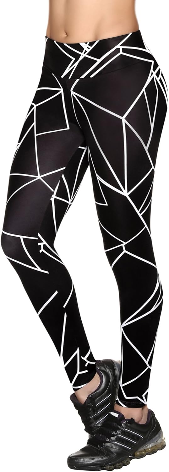 Proton Women's Compression Athletic Leggings High Waisted Abdominal