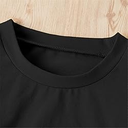 Teen Girls Black Outfits, 2 Pieces Kids Black Long