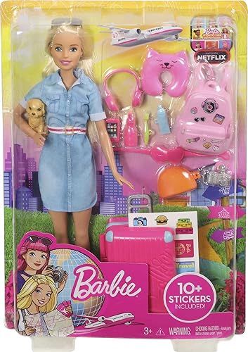 Barbie Dreamhouse Adventures Barbie Daisy Travel Doll Kitten