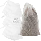 IMPRESA Non-Woven French Press Filter Bags, 4"x 6" Inch Disposable Coffee Brewing Bags, Tea Strainers &amp; Cold Brew Filters, 200 Pack