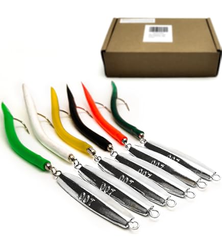 Amazon.com : Diamond Jig Man 6- A-17 Ava Diamond Jigs 2 oz.with Split Tube  Tail Hooks : Sports & Outdoors