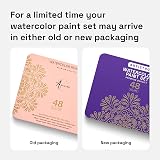 ARTISTRO Watercolor Paint Set 48 Colors Metallic Fluorescent Includes Paper view 2