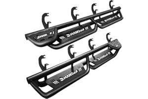 SMANOW Running Boards Compatible with 2019-2024 Chevy Silverado/GMC Sierra 1500 Crew Cab, 2020-2024 Silverado/Sierra 2500HD 3500HD Crew Cab, Bed Access Side Steps.