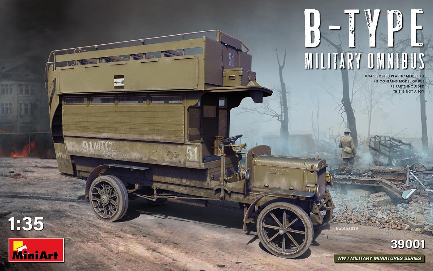 Miniart WWI 1:35 - B-TypeMilitary Omnibus