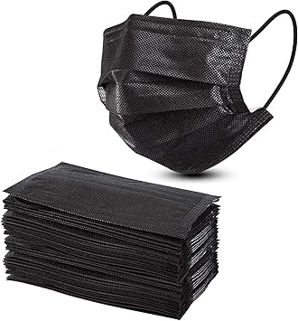 Madprice 100 Pezzi Nere Mascherine Tessuto Non Tessuto Purificazione Aria Spessore 3 Strati In Italia Spedizione In 48 Ore Con Box Amazon It Bellezza