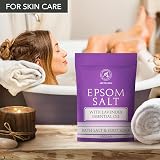 AROMATIKA Epsom Bath Salt Lavender 3x1000g Magnesium Sulphate Natural Relaxation view 3
