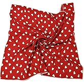 Shanlin Unisex Cotton Square Scarf Bandanas 22x22 inch