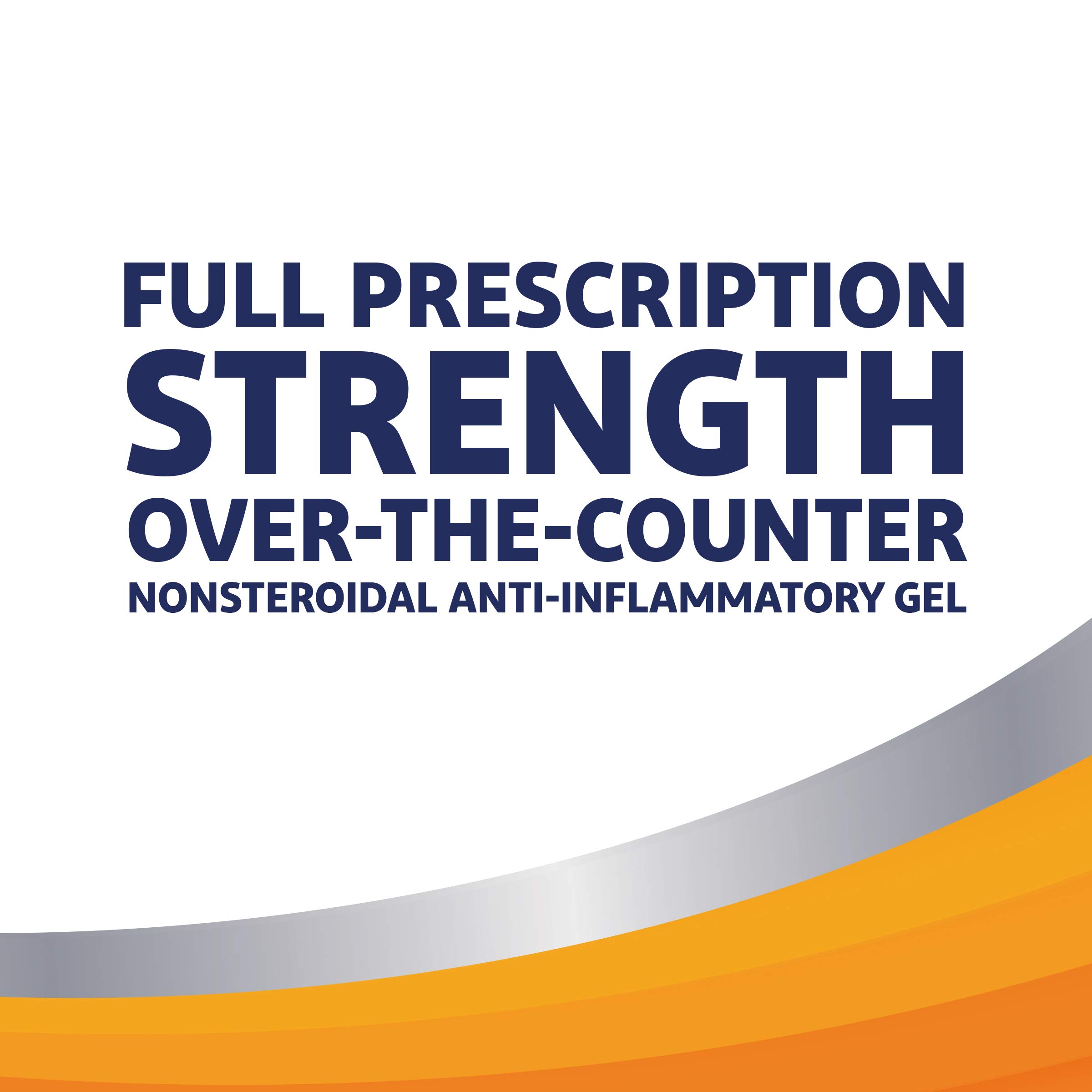 Voltaren Arthritis Pain Relief Gel, Diclofenac Sodium, 1% (NSAID), Clinically Proven Powerful Pain Reliever with Easy Open Flip Top Cap, No Prescription Needed, 5.3oz