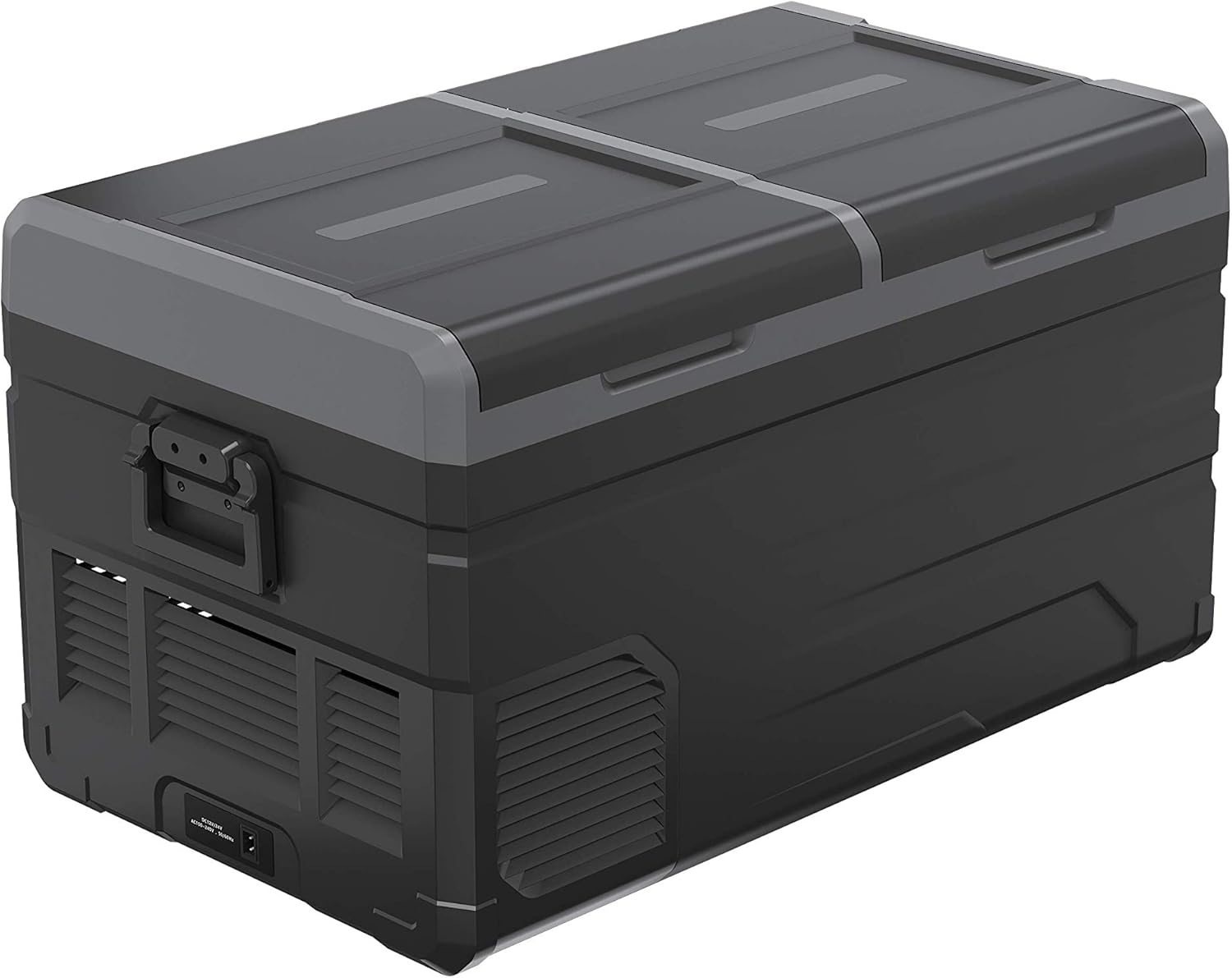 Alpicool Dual Temperature Control TW75 Portable Refrigerator 80 Quart(75 Liter) Compact Fridge Mini Freezer for Travel,Camping,Fishing, Outdoor -12/24V DC