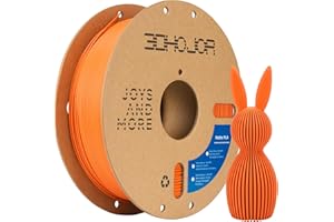 3DHoJor Matte PLA Filament 1.75mm, Upgrade 1kg Cardboard Spool PLA Filament 1.75 PLA 3D Printing Filament, Print with Most 3D Printers Using 3D Filament-Tangerine