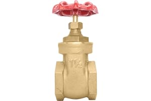 DURACHOICE 1-1/2" Brass Gate Valve - 200WOG, FxF NPT