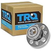 TRQ Rear Wheel Bearing & Hub Assembly with ABS Sensor Compatible with 2001-2005 Honda Civic