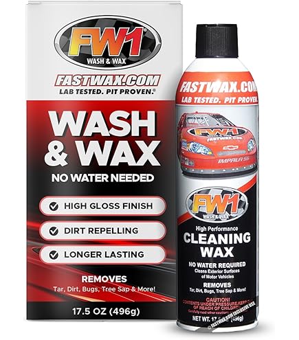 FW1 Cleaning Wax 17.5 oz ウォーターレス Amazon.com: Fw1 Cleaning Wax with Carnauba (17.5oz) : Automotive