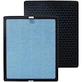 PUREBUR Replacement Filters Compatible with HIMOX M11 Air Purifier, 2-Pack H13 True HEPA Activated Carbon 3-Stage Filtration For Air Clean Dust VOCs Odor