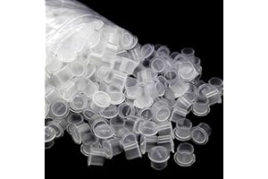 Tattoo Ink Caps - Jconly 1000Pcs Tattoo Ink Cups Pigment Caps With Base Sizes 11mm Disposable Tattoo Caps Tattoo Supplies (1000PCS Small #11)…