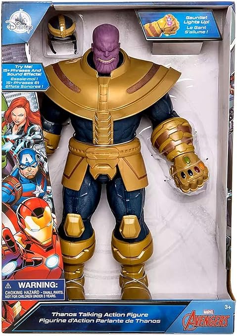 Amazon マーベル コミックス Usaディズニーストア限定 14インチ トーキング アクションフィギュア サノス Marvel Comics 19 Usa Disney Store Exclusive 14inch Talking Action Figure Thanos 並行輸入品 アベンジャーズ フィギュア ドール 通販