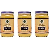 Ancient Organics Ghee, Organic Grass Fed Ghee Butter – Gluten Free Ghee, Clarified Butter, Vitamins & Omegas, Lactose Reduced