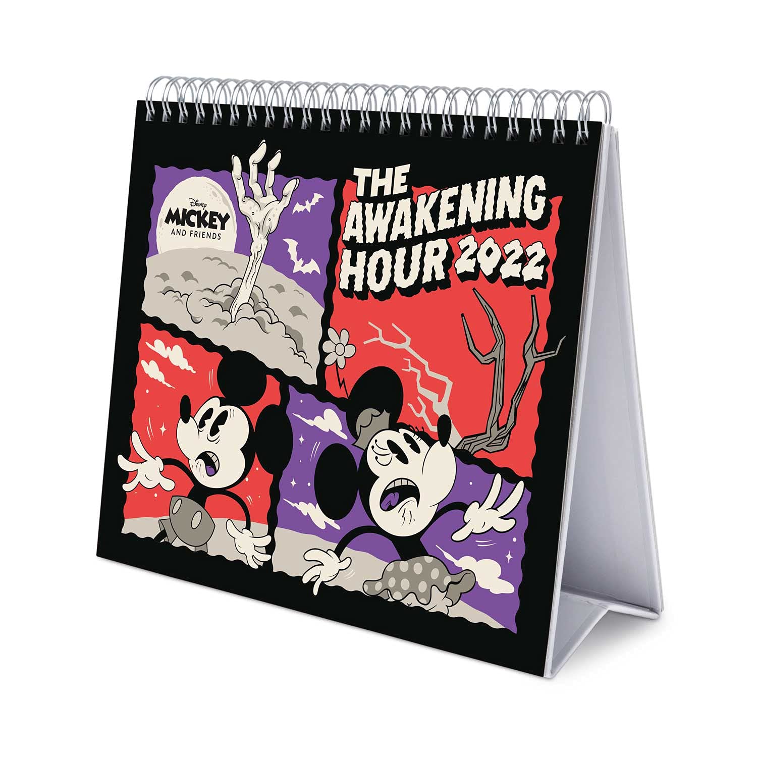 Grupo Erik Official Mickey Calendar 2022 - Desktop Calendar 2022 Disney Desk Calendar 2022-12 Month 2022 Planner, Disney Black, CS22015