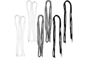 JOINPAYA 12Pcs Sweatpants Replacement Drawstring Cord with Metal Tips, Elastic Hoodie Rope for Sports Pants