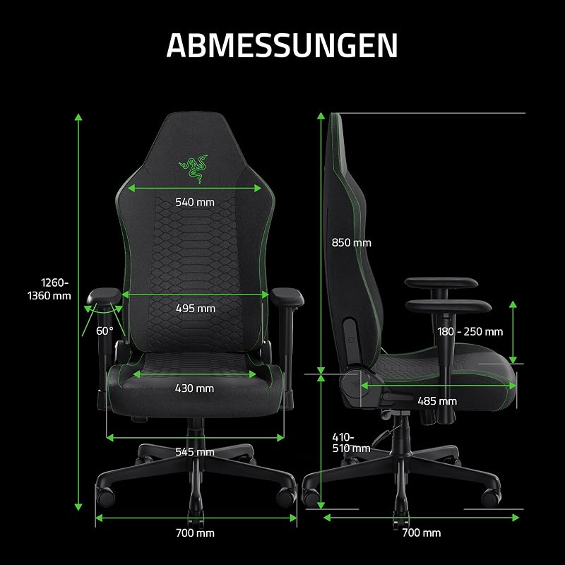 Iskur V2 X- Essential Gaming Chair with Built-in Lumbar Support