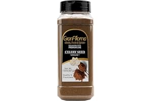 GranAroma Ground Celery Seed, Fresh, Aromatic, Bold, and Flavorful Spice for Cooking & Seasoning (1.03 Pound)