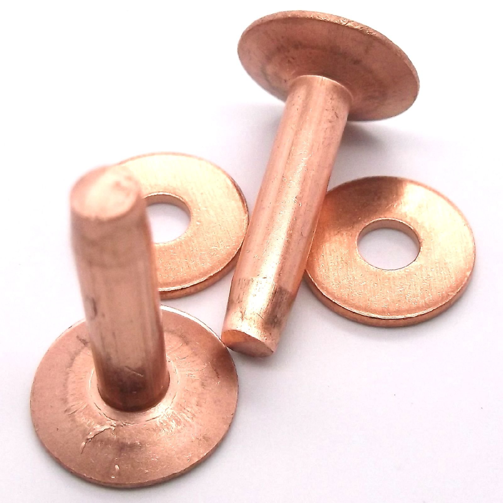 Tandy Leather 1128101 12 Copper Rivets & Burrs 3/4" (19 mm) 75/pk eBay