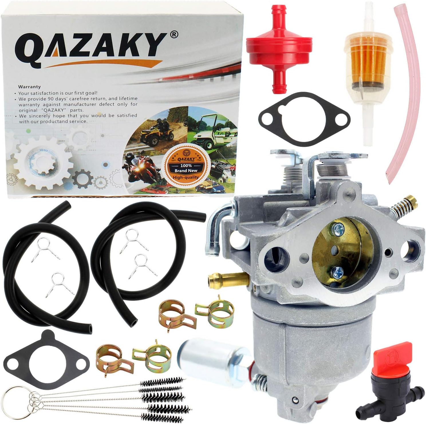 QAZAKY Carburetor Compatible with AM109205 Lawn Garden Tractor 170 175 240 245 260 265 285 320 32124 F510 F525 GT242 GT262 GT275 LX170 LX172 LX175 LX178 LX186 LX188 LX240 Kawasaki 15003-2398 FC401V