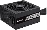 Corsair CX750 80 Plus Bronze Power Supply Fully W wired 750W Single Rail view 2