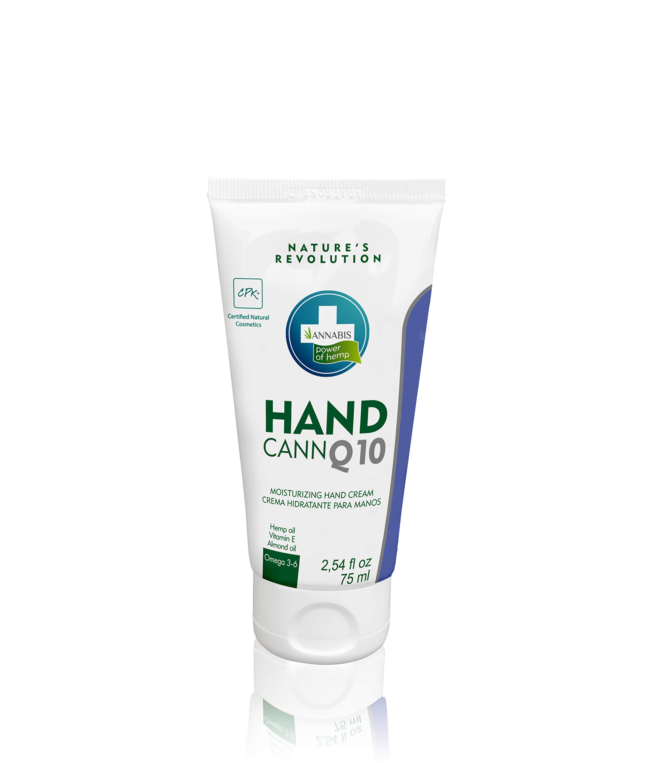 HANDCANN Q10 Hemp-Based Hand Regenerating Cream, 75 ml