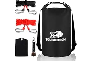 Tough Bison Bear Bags for Food Backpacking Bear Bag Hanging System Bear Canister for Backpacking Food Bag Camping Food Bag Hiking, Camping