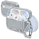 ESR for AirPods Pro 3 Case (2025), Compatible with Airpods Pro 3rd Generation Case (USB-C Cable), Magnetic Lid, MagSafe Ready, Powerful Drop Protection, Cyber Series, Gray