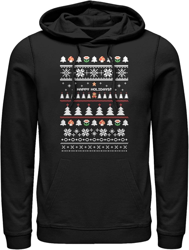 nintendo holiday sweater