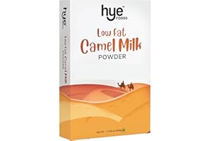 HYE FOODS Low Fat Camel Milk Powder | Pasture Grazed | 17.60 Oz (500gms)