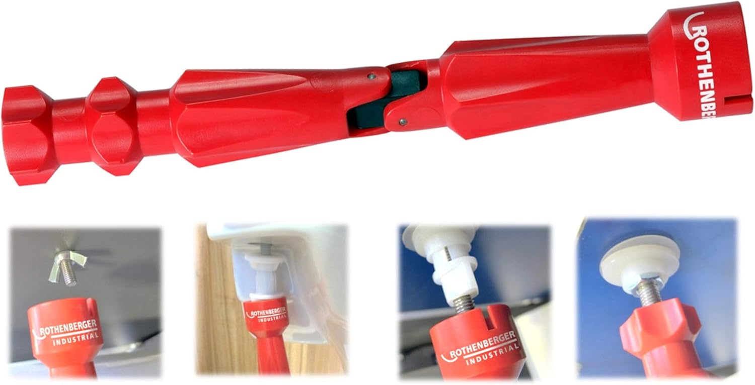 ROTHENBERGER Industrial RO Lokus WC seat mounting Key, red