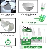 KOLLELL High Strength Oil Based Glue Universal Glue 50g 2Pcs view 4