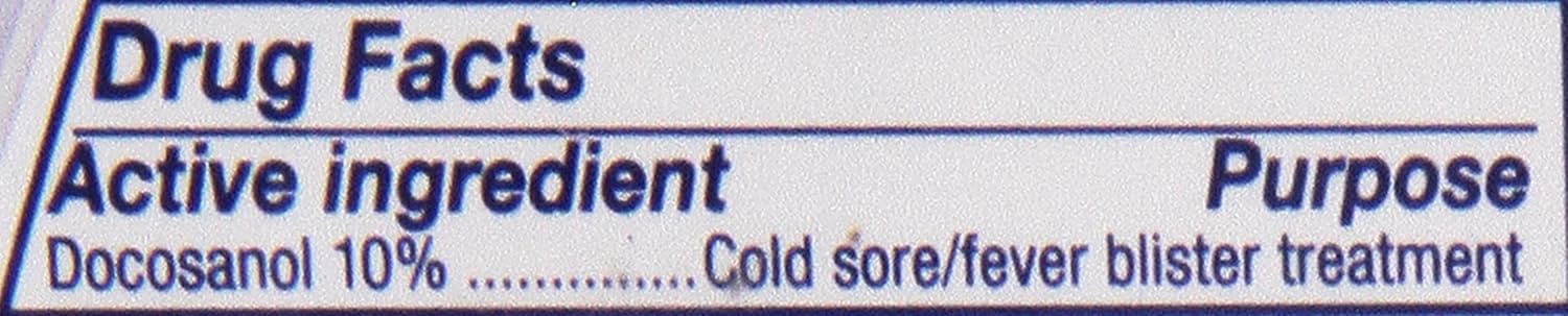 Abreva Cold Sore & Fever Blister Treatment, .07 oz: Health & Personal Care