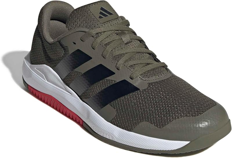 Sapatilhas de treino base para homem, Olive Strata/Core Black/Pure Ruby, 42 EU — foto 3 de 8