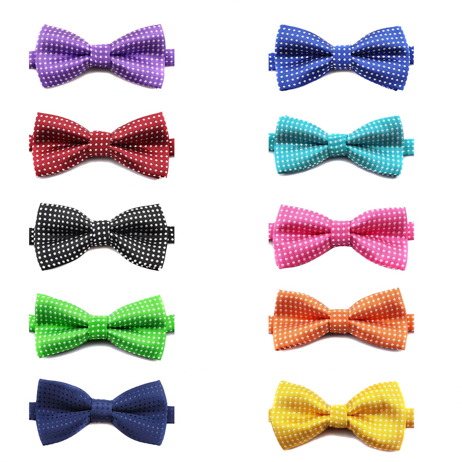 GOGO Christmas Festival Pet Bow Tie Collar, Dog Grooming Accessories, 10 PCS Assorted-Set 6