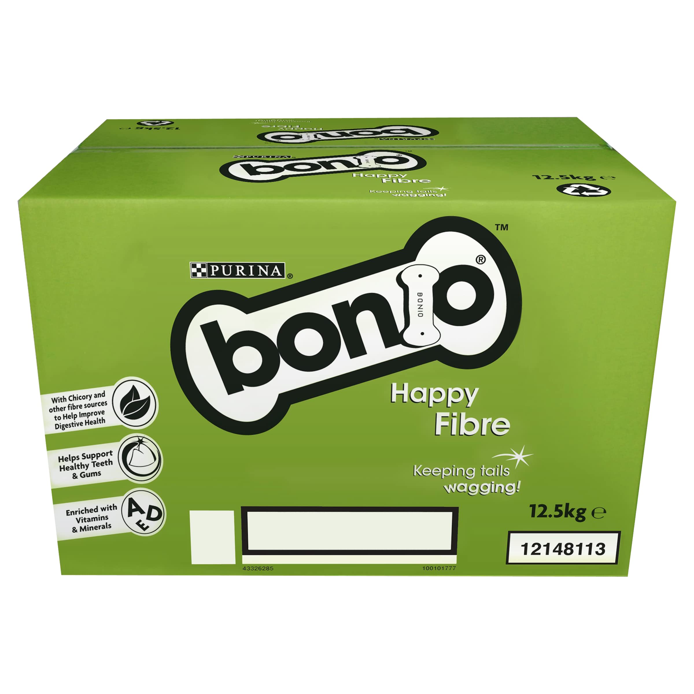 Bonio Happy Fibre Dog Biscuits 12.5kg — image 1