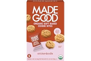 MADE GOOD MadeGood Snickerdoodle Soft Baked Cookies, Organic Snacks, 0.85oz Each
